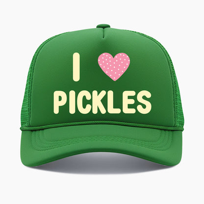 I Love Pickles Trucker Hat