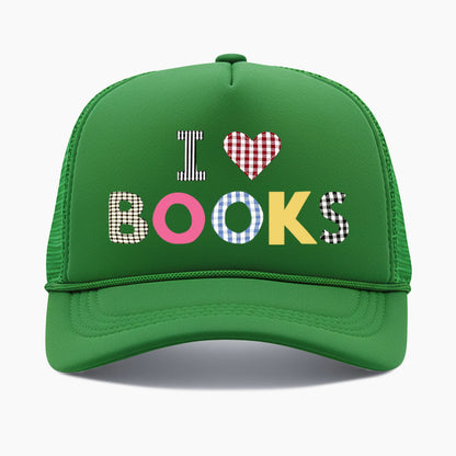 I Love Books Trucker Hat